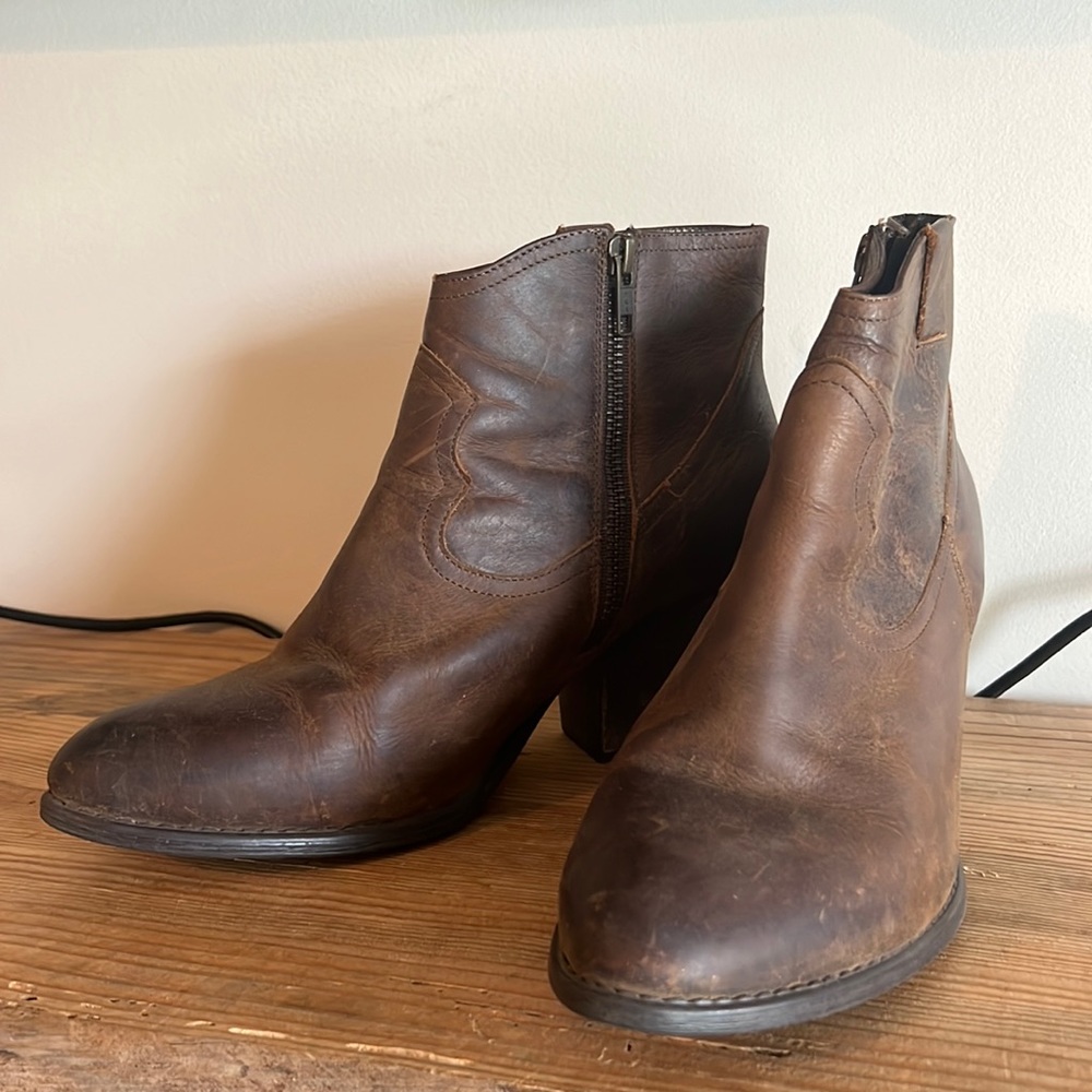 Altar’d State Leather Ankle Boots